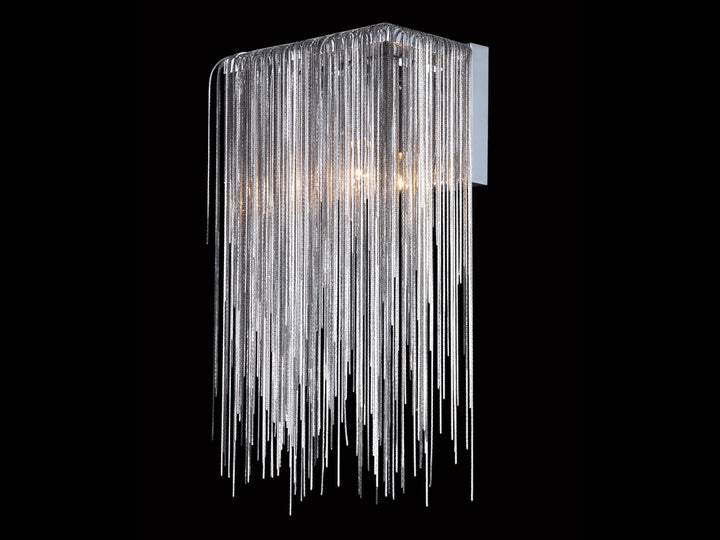 Avenue Lighting Fountain Ave. 8"W Jewelry Chain Wall Sconce HF1200-CH in Chrome