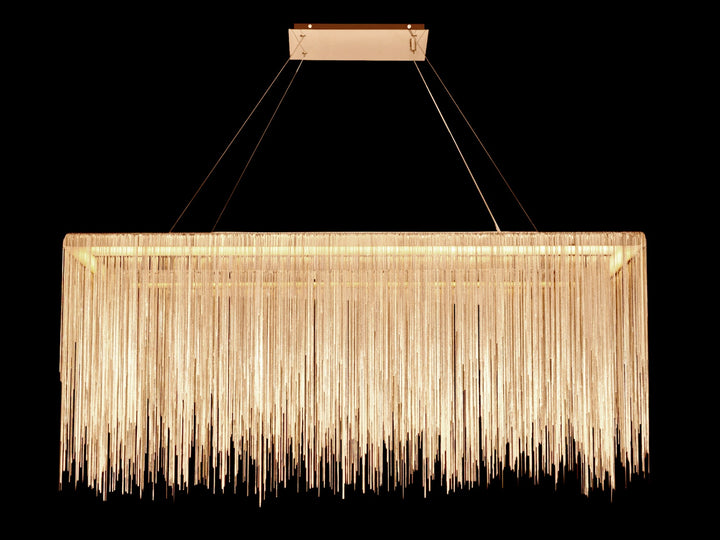 Avenue Lighting Fountain Ave. 48"W Linear LED Chandelier HF1201-G in Gold