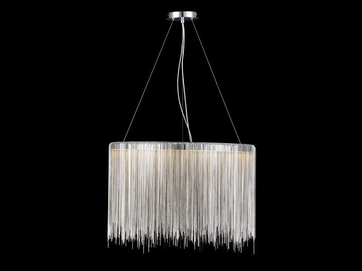 Avenue Lighting Fountain Ave. 24"W Drum Shape LED Pendant HF1202-CH in Chrome