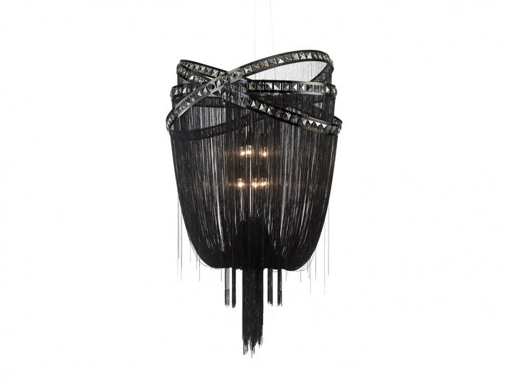 Avenue Lighting Wilshire Blvd. 45"H Jewelry Chain Chandelier