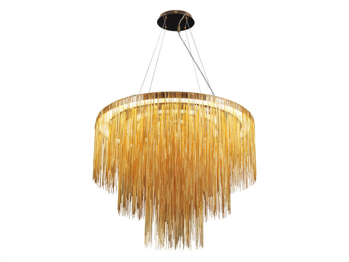 Avenue Lighting Fountain Ave. 30"W Round Pendant HF2222-G in Gold