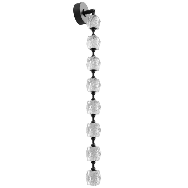 Avenue Lighting Beluga 8-Light 56"H LED Wall Sconce HF3908-BK in Black/Textured Acrylic view 2