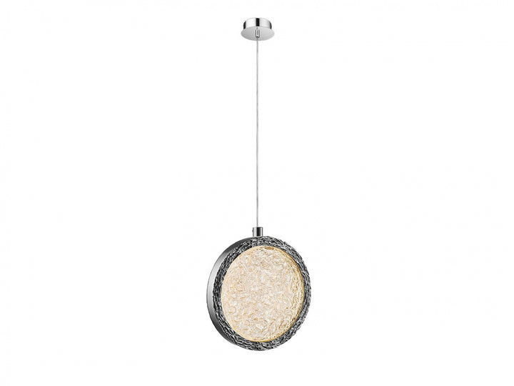Avenue Lighting Bottega 6"W Ring LED Pendant HF5014-PN in Polished Nickel view 2