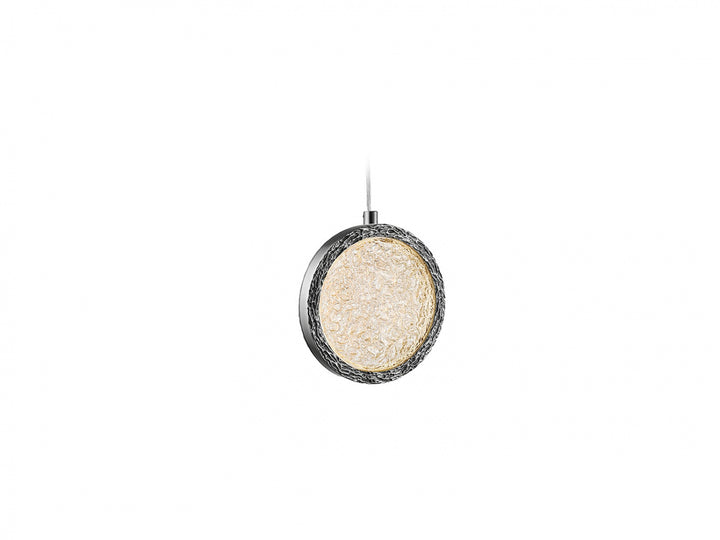 Avenue Lighting Bottega 6"W Ring LED Pendant HF5014-PN in Polished Nickel