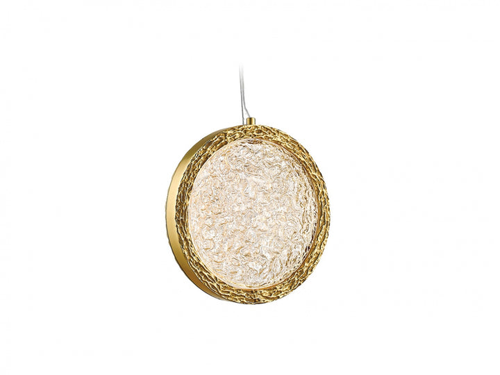 Avenue Lighting Bottega 10"W Ring LED Pendant HF5018-PB in Polished Brass