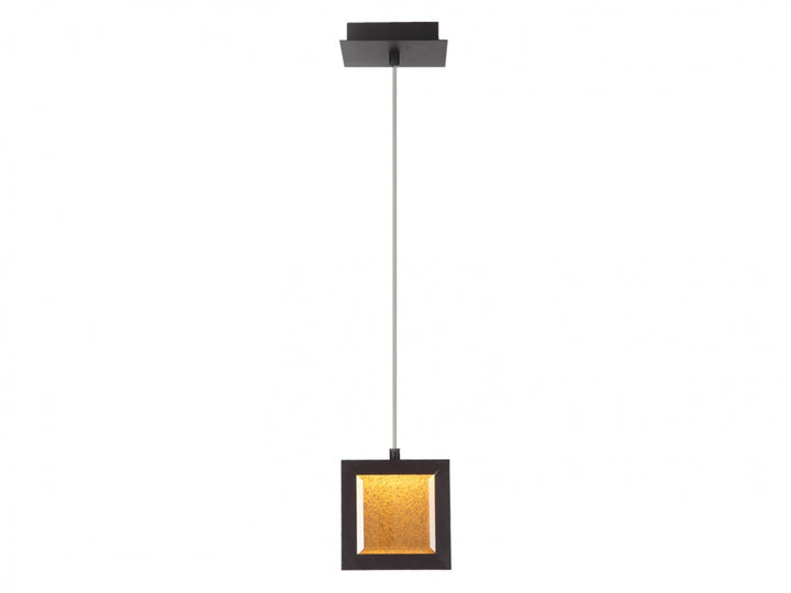 Avenue Lighting Brentwood 6"W Square LED Pendant HF6012-DBZ in Dark Bronze