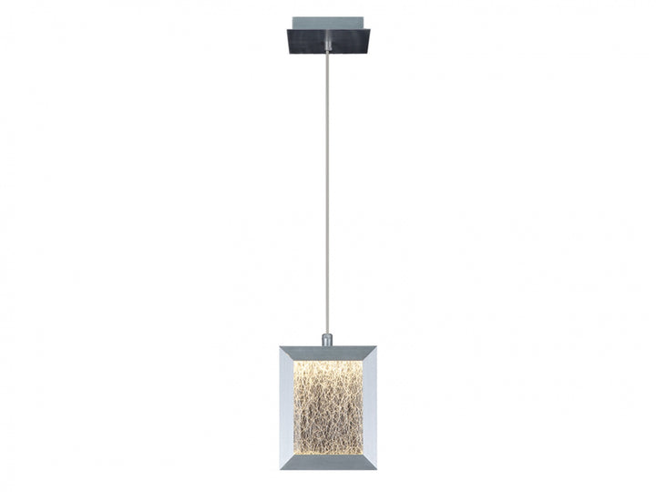 Avenue Lighting Brentwood 8"W Rectangular LED Pendant HF6013-BA in Brushed Aluminum