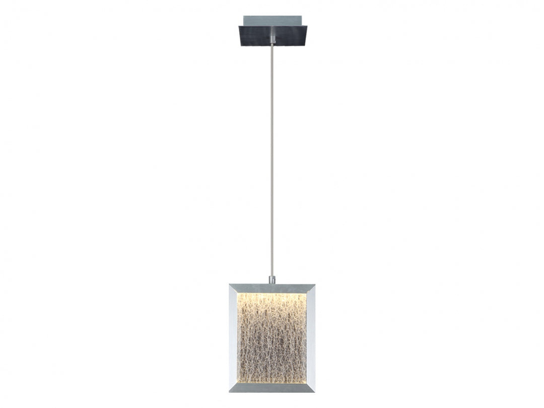 Avenue Lighting Brentwood 9"W Rectangular LED Pendant HF6014-BA in Brushed Aluminum