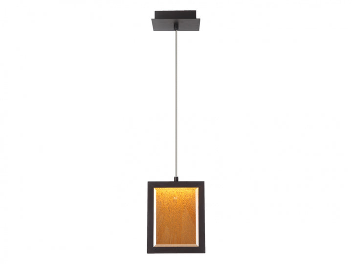 Avenue Lighting Brentwood 9"W Rectangular LED Pendant HF6014-DBZ in Dark Bronze