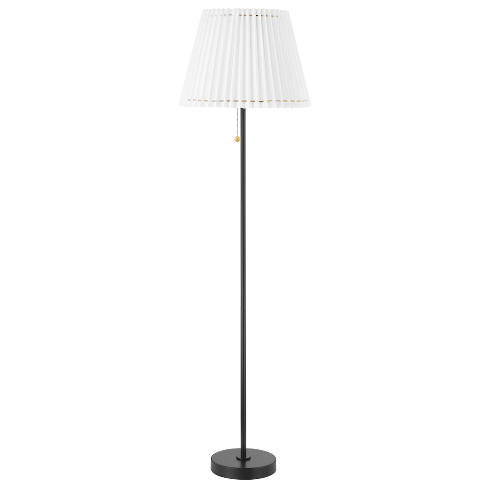 Mitzi Demi Floor Lamp Floor Lamps Mitzi Soft Black  