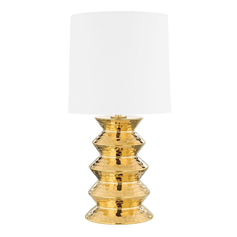 Mitzi Zoe Table Lamp Table Lamps Mitzi AGED BRASS CERAMIC GOLD 7x12.5x25 