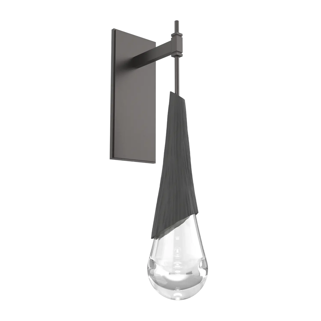 Hammerton Studio Hailstone Tempo Sconce Graphite / Charcoal Ceramic