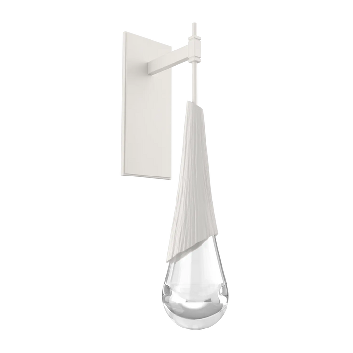 Hammerton Studio Hailstone Tempo Sconce Salt White / Chalk Ceramic