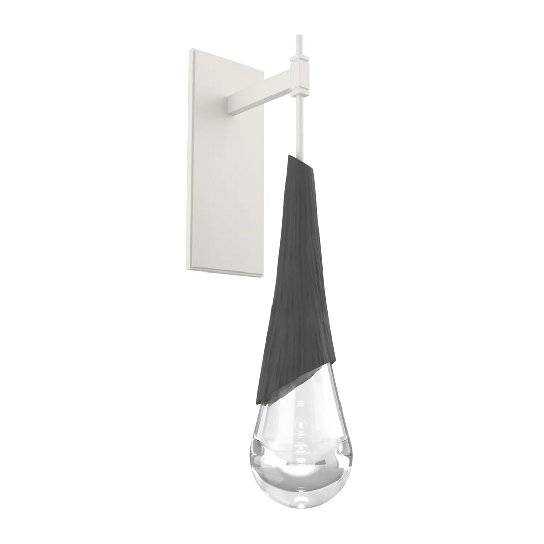 Hammerton Studio Hailstone Tempo Sconce Salt White / Charcoal Ceramic