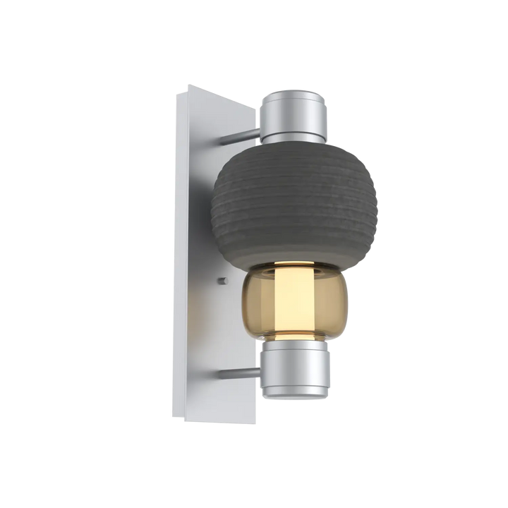 Hammerton Studio Torno Mandrel Sconce Classic Silver / Single / Bronze / Charcoal Ceramic