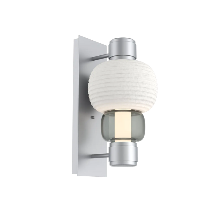 Hammerton Studio Torno Mandrel Sconce Classic Silver / Single / Smoke / Chalk Ceramic
