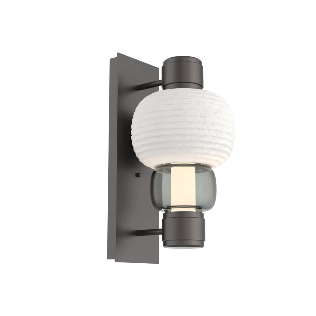 Hammerton Studio Torno Mandrel Sconce Graphite / Single / Smoke / Chalk Ceramic