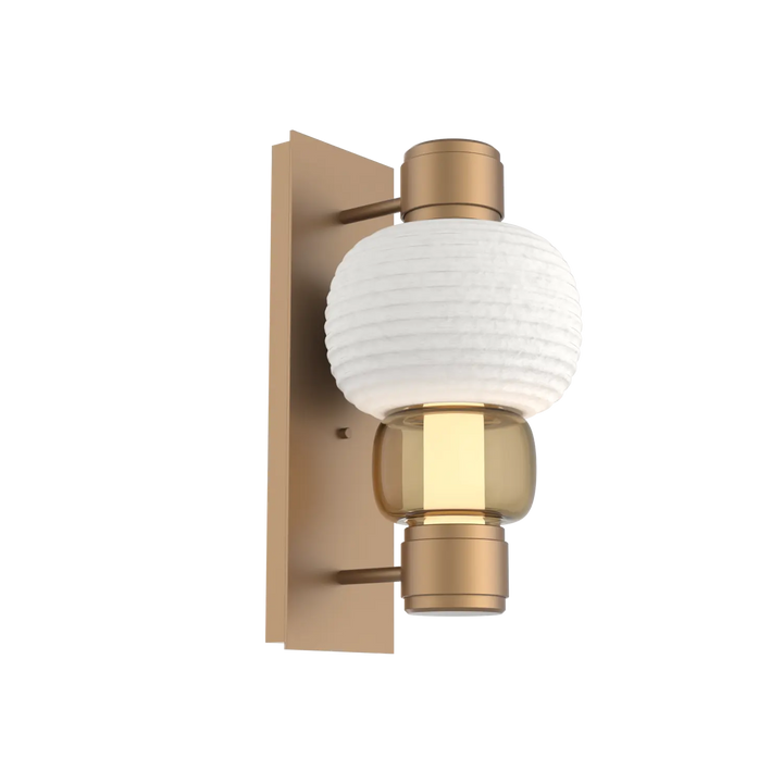 Hammerton Studio Torno Mandrel Sconce Novel Brass / Single / Bronze / Chalk Ceramic