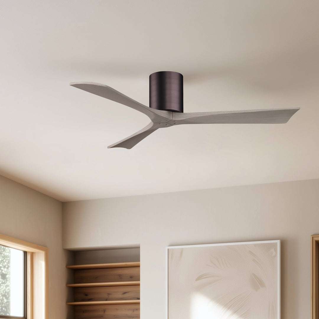 Matthews Fan Company Irene-3H 52" Flush Mounted Ceiling Fan