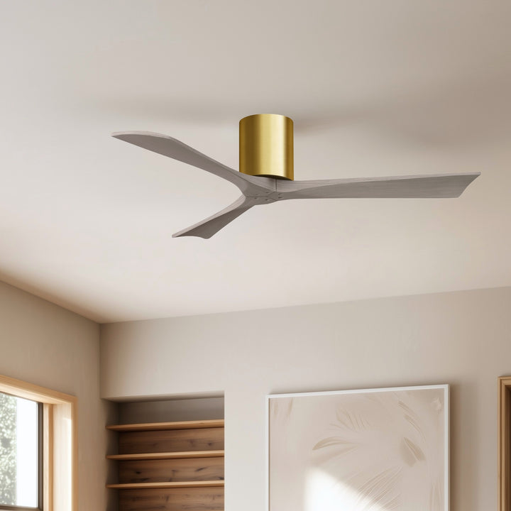 Matthews Fan Company Irene-3H 52" Flush Mounted Ceiling Fan