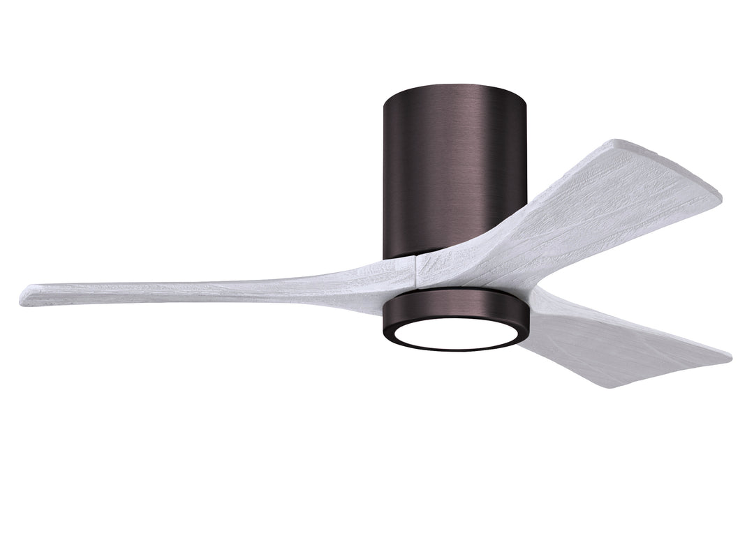 Matthews Fan Company Irene-3HLK 42" Flush Mounted Ceiling Fan with LED Light Kit