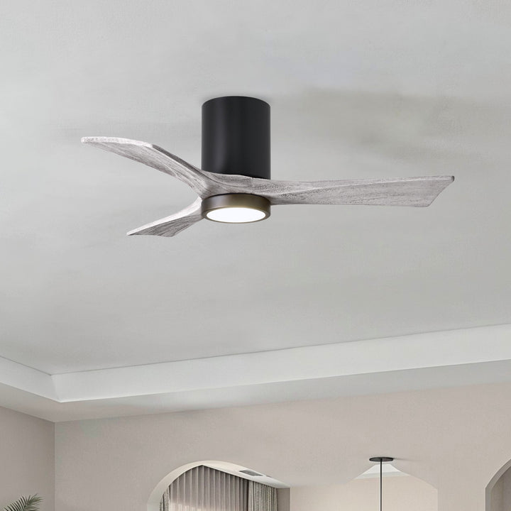 Matthews Fan Company Irene-3HLK 42" Flush Mounted Ceiling Fan with LED Light Kit