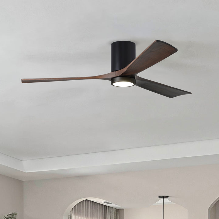 Matthews Fan Company Irene-3HLK 60" Flush Mounted Ceiling Fan with LED Light Kit