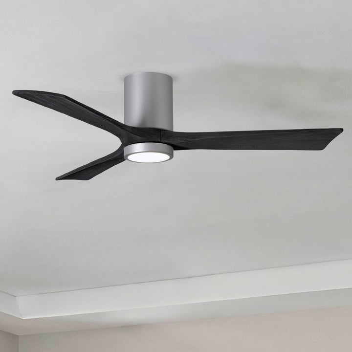 Matthews Fan Company Irene-3HLK 52" Flush Mounted Ceiling Fan with LED Light Kit