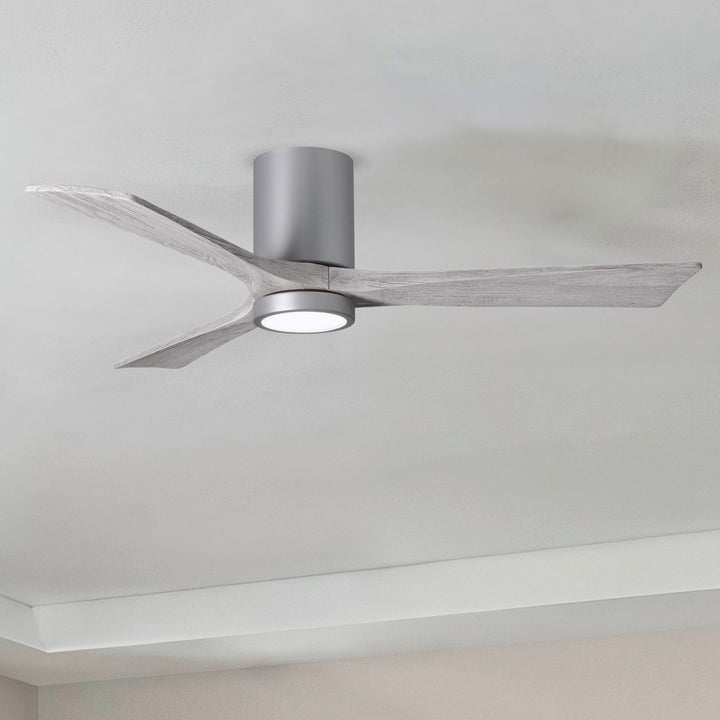 Matthews Fan Company Irene-3HLK 52" Flush Mounted Ceiling Fan with LED Light Kit