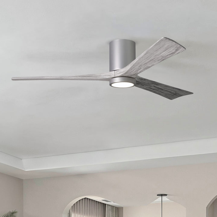 Matthews Fan Company Irene-3HLK 60" Flush Mounted Ceiling Fan with LED Light Kit