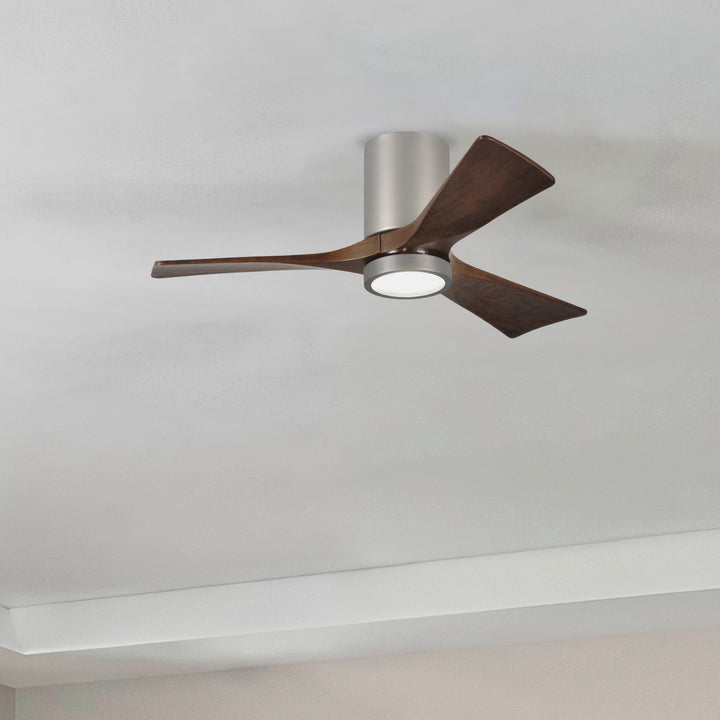 Matthews Fan Company Irene-3HLK 42" Flush Mounted Ceiling Fan with LED Light Kit