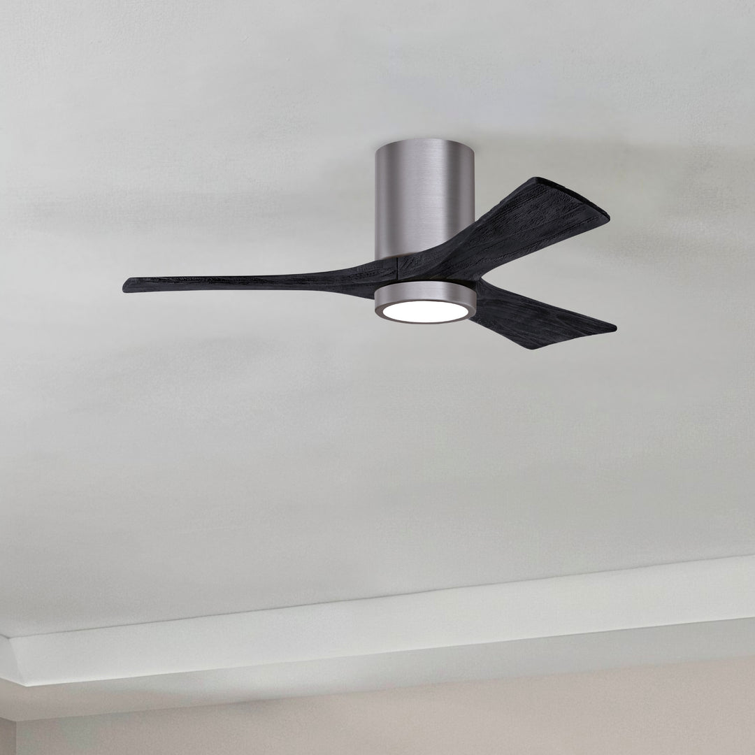 Matthews Fan Company Irene-3HLK 42" Flush Mounted Ceiling Fan with LED Light Kit