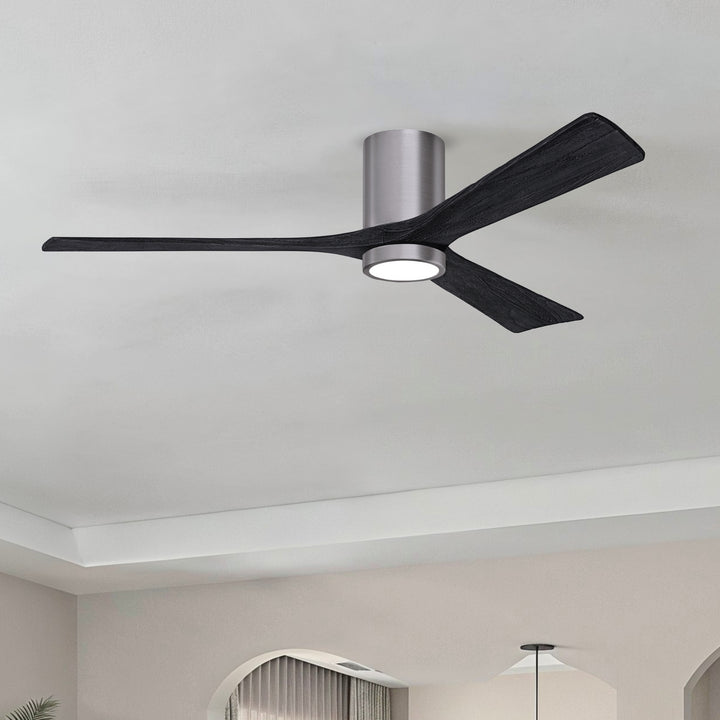 Matthews Fan Company Irene-3HLK 60" Flush Mounted Ceiling Fan with LED Light Kit