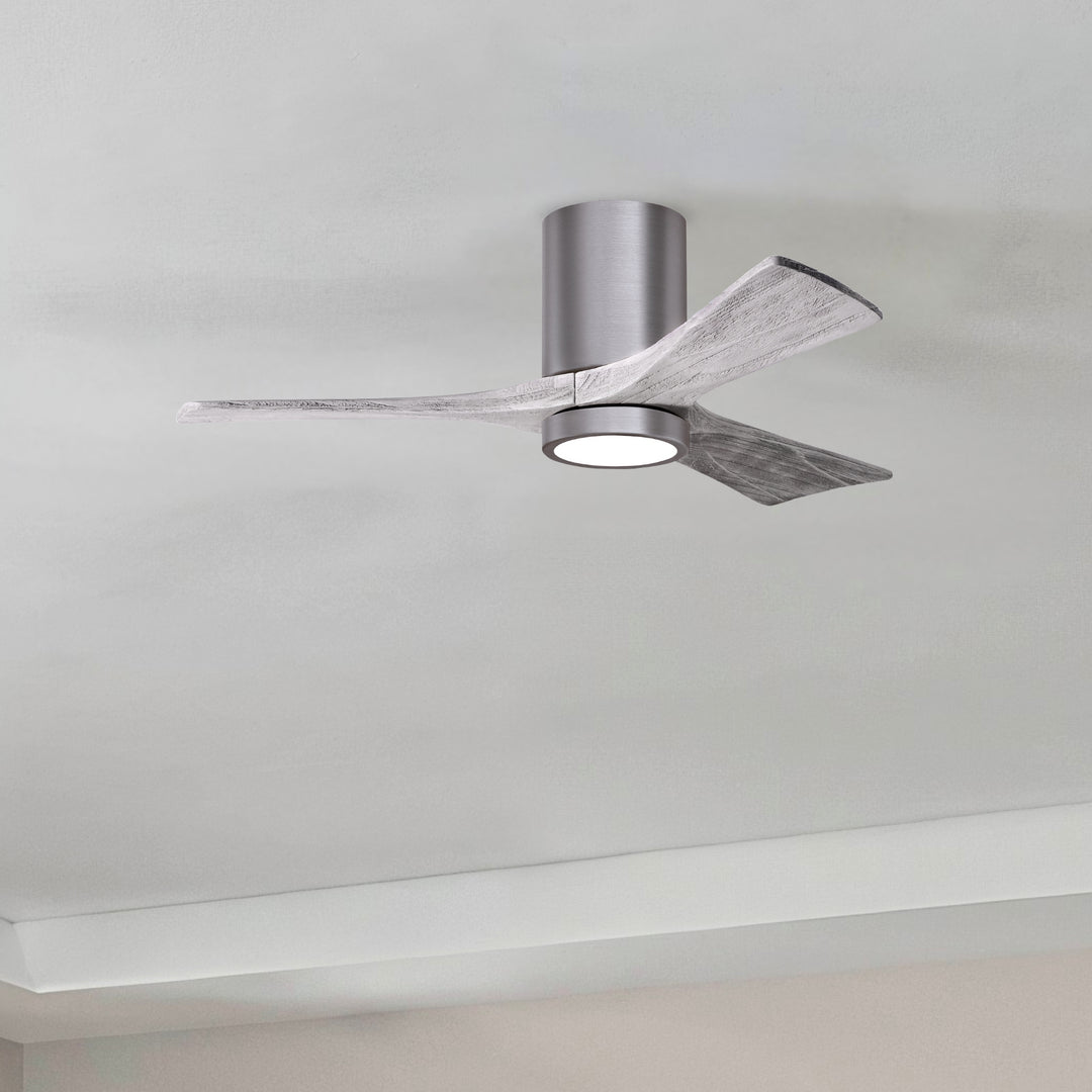 Matthews Fan Company Irene-3HLK 42" Flush Mounted Ceiling Fan with LED Light Kit
