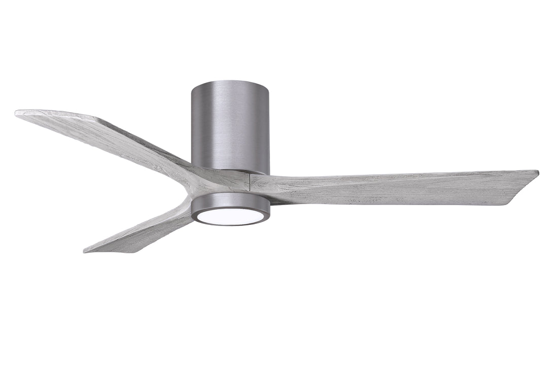 Matthews Fan Company Irene-3HLK 52" Flush Mounted Ceiling Fan with LED Light Kit