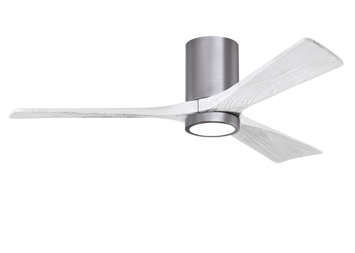Matthews Fan Company Irene-3HLK 52" Flush Mounted Ceiling Fan with LED Light Kit