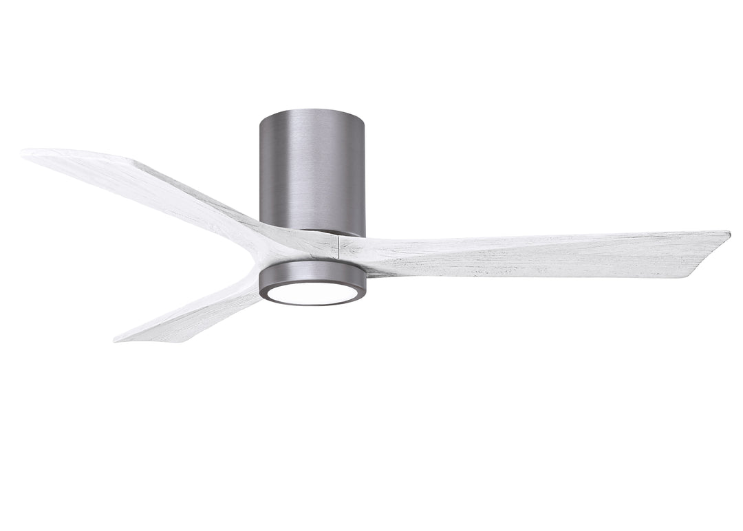 Matthews Fan Company Irene-3HLK 52" Flush Mounted Ceiling Fan with LED Light Kit