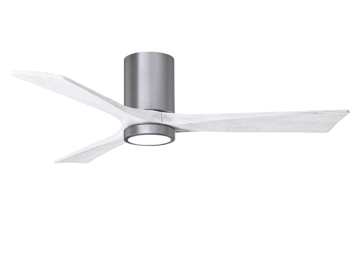 Matthews Fan Company Irene-3HLK 52" Flush Mounted Ceiling Fan with LED Light Kit