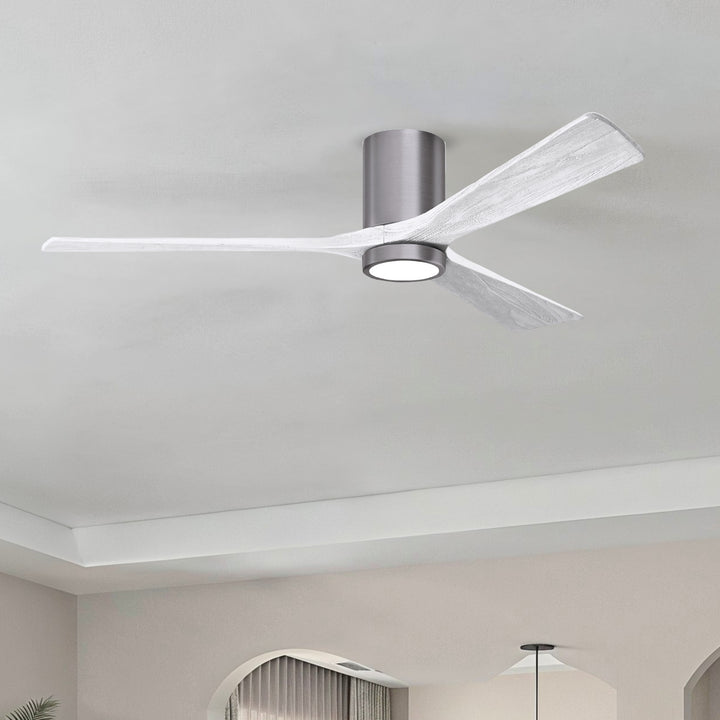 Matthews Fan Company Irene-3HLK 60" Flush Mounted Ceiling Fan with LED Light Kit