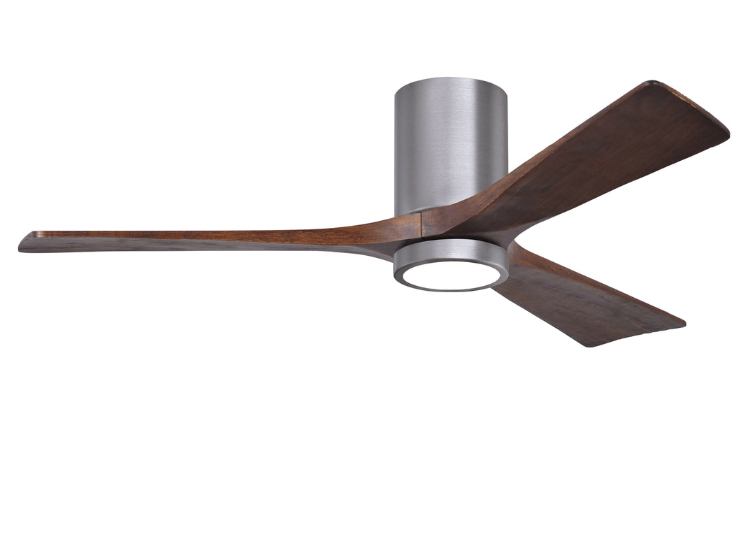 Matthews Fan Company Irene-3HLK 52" Flush Mounted Ceiling Fan with LED Light Kit