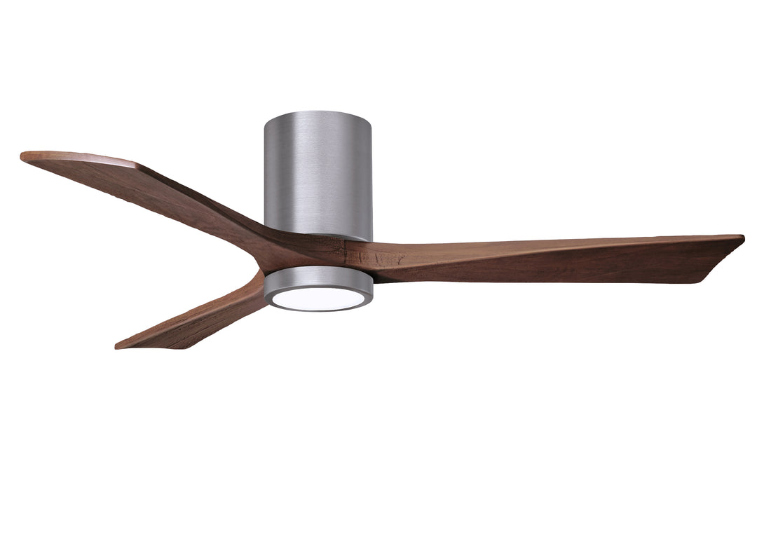 Matthews Fan Company Irene-3HLK 52" Flush Mounted Ceiling Fan with LED Light Kit