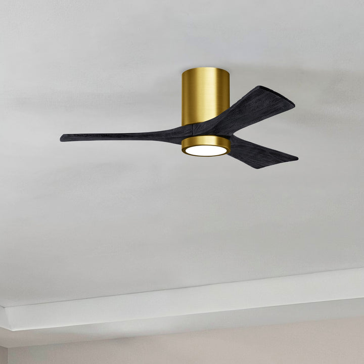 Matthews Fan Company Irene-3HLK 42" Flush Mounted Ceiling Fan with LED Light Kit