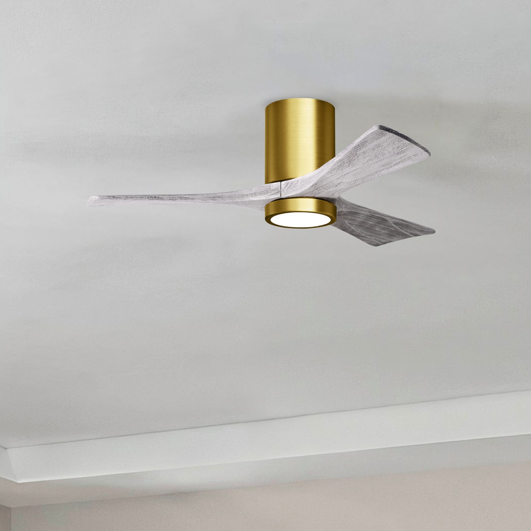 Matthews Fan Company Irene-3HLK 42" Flush Mounted Ceiling Fan with LED Light Kit