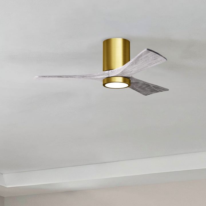 Matthews Fan Company Irene-3HLK 42" Flush Mounted Ceiling Fan with LED Light Kit