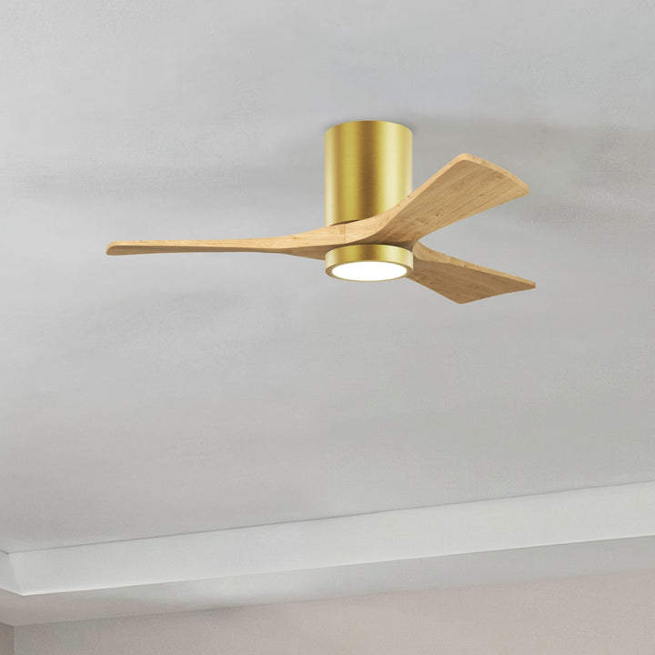 Matthews Fan Company Irene-3HLK 42" Flush Mounted Ceiling Fan with LED Light Kit