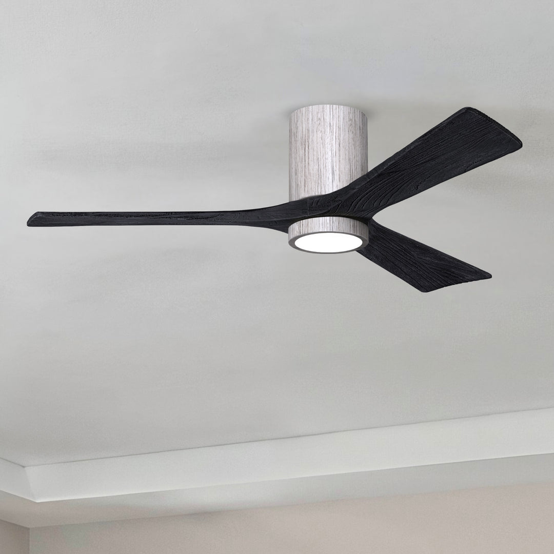 Matthews Fan Company Irene-3HLK 52" Flush Mounted Ceiling Fan with LED Light Kit