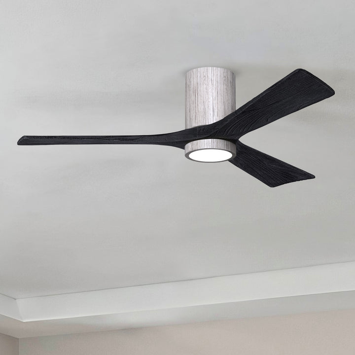Matthews Fan Company Irene-3HLK 52" Flush Mounted Ceiling Fan with LED Light Kit