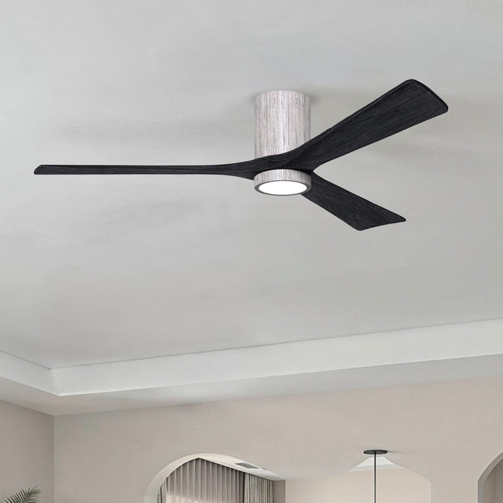 Matthews Fan Company Irene-3HLK 60" Flush Mounted Ceiling Fan with LED Light Kit