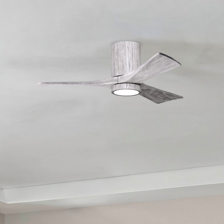 Matthews Fan Company Irene-3HLK 42" Flush Mounted Ceiling Fan with LED Light Kit