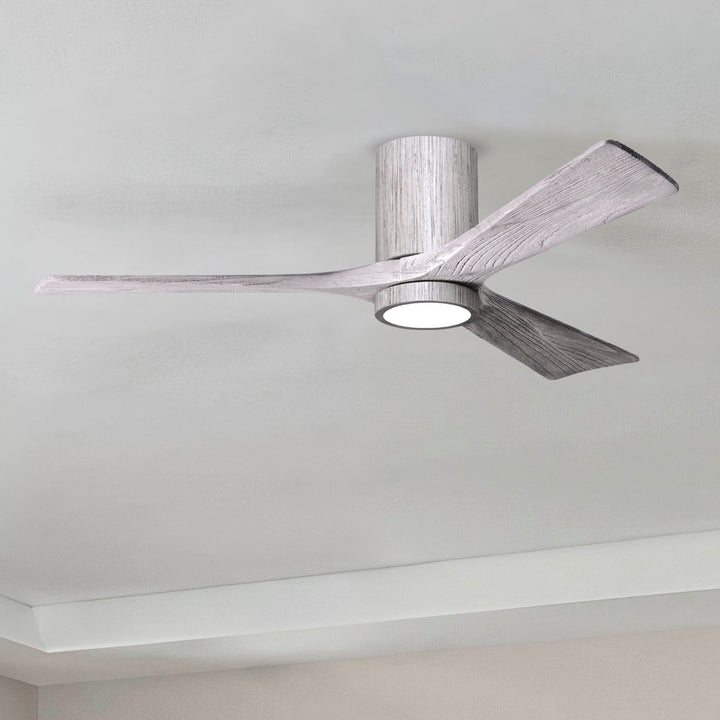 Matthews Fan Company Irene-3HLK 52" Flush Mounted Ceiling Fan with LED Light Kit